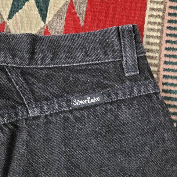 Vtg‎ Wrangler Silverlake Black Jeans Sz 7/8 Western Bareback Cowgirl 34" Inseam - Picture 4 of 10